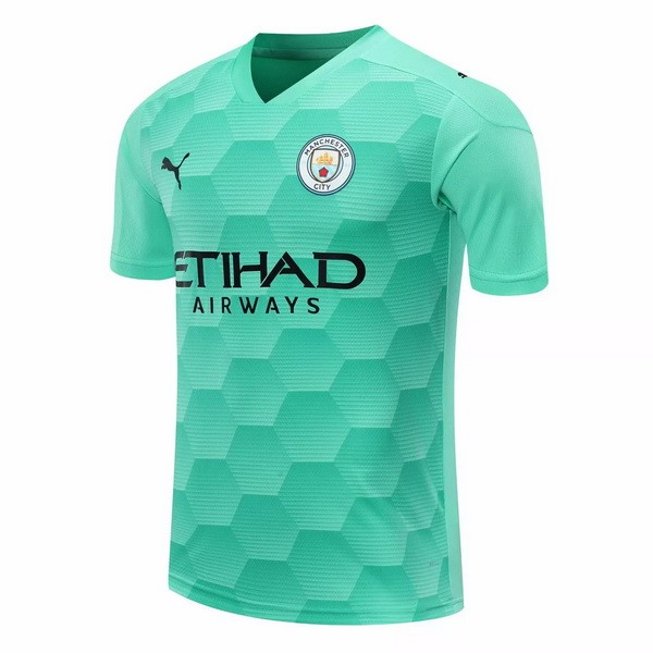 Camiseta Manchester City 2ª Portero 2020 2021 Verde